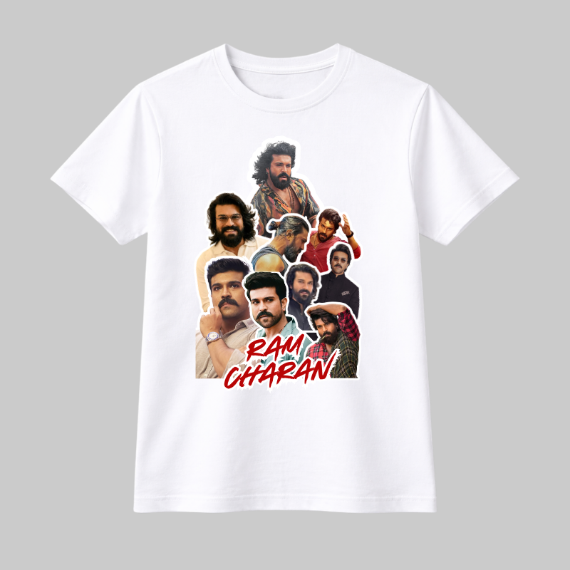 Ram Charan Fan T-Shirt | Classic Mega Fan Merchandise 2026