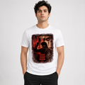 Jr. NTR "Rage Roar Reign" Custom Printed White T-Shirt